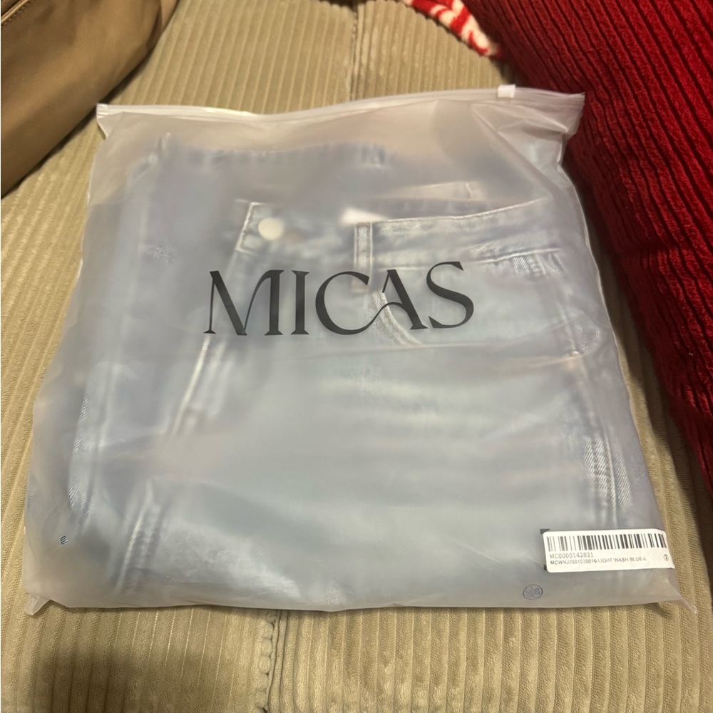 Micas Women's Blue Flare & Wide Leg Jeans